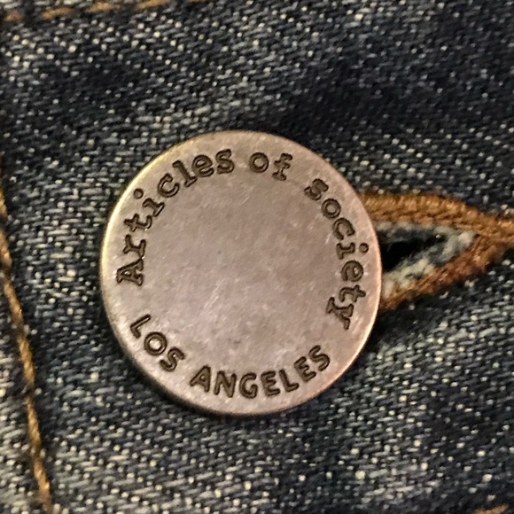 Articles of Society Shannon Slim Straight Ensign Jeans 24 - Picture 4 of 8